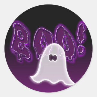 Adesivos de Halloween Fantasma Boo