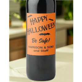 Adesivos de Halloween Fofo, Nome, Preto Laranja 6