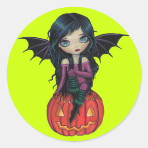 Adesivos de Halloween Pumpkin Pixie