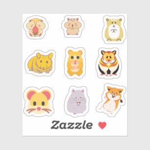 Adesivos de Hamster