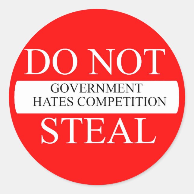 Adesivos de hummer do Governo do adesivo redondo c (Frente)