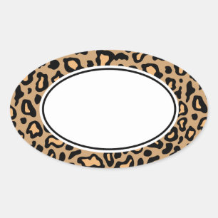Adesivos de Impressão de Animal Leopardo