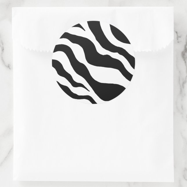 Adesivos de impressão zebra (Bolsa)