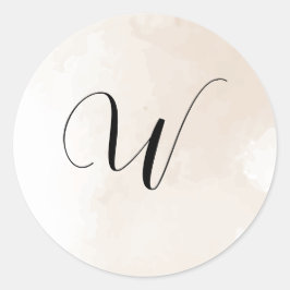 Adesivos de Inicial de Convite de Casamento