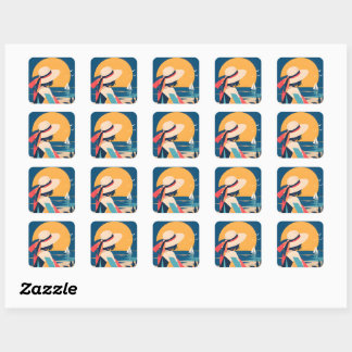 Adesivos de inspiração de anime 9 Além do Azul