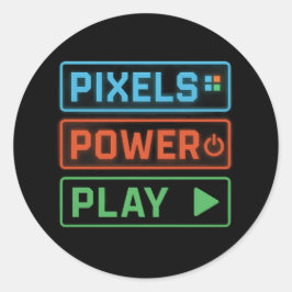 Adesivos de Jogos – Pixels Power Play Decals de Jo