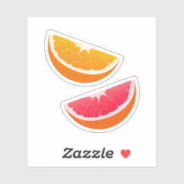 Adesivos de Laranja & Toranja Citricos