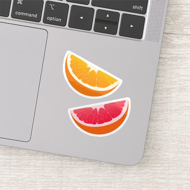 Adesivos de Laranja & Toranja Citricos (Detalhe)
