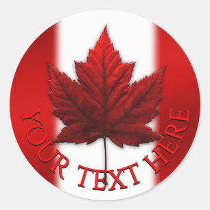 Adesivos de lembrança do Canadá Adesivos personali