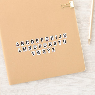 Adesivos de Letras do Alfabeto