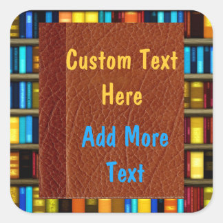 Adesivos de livros personalizados