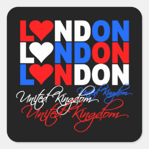 adesivos de Londres