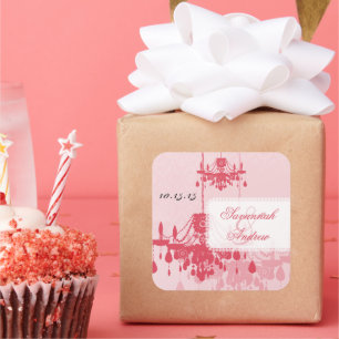 Adesivos de Lustre Pink Damask Honeysuckle