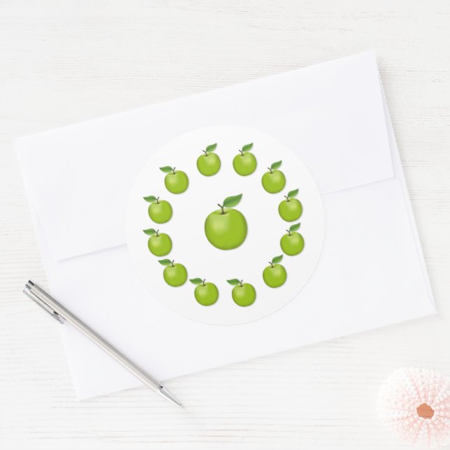 Adesivos de Maçã (Envelope)