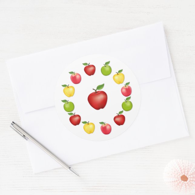 Adesivos de Maçãs (Envelope)