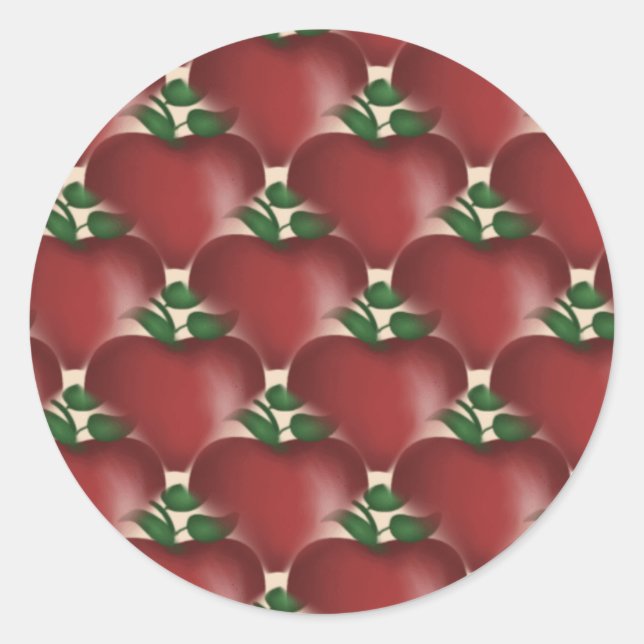 Adesivos de maçãs (Frente)