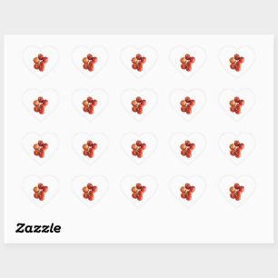 Adesivos de Maçãs e Tomates Frescos