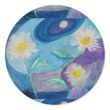 ADESIVOS DE MARGARIDAS BONITAS DA ARTISTA PAULA RE