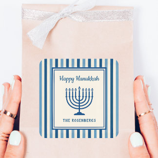 Adesivos de Menorá de Hanukkah Listrados Customiza