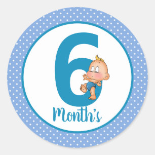 Adesivos de Mês do Bebê