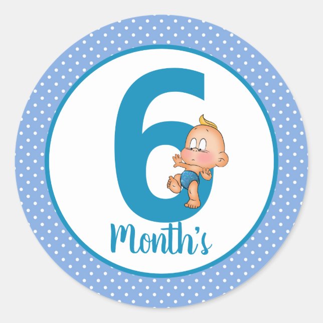 Adesivos de Mês do Bebê (Frente)