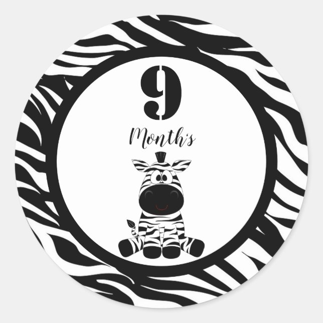 Adesivos de Mês do Bebê (Frente)