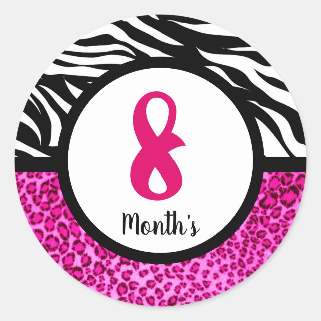 Adesivos de Mês do Bebê (Frente)