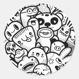 ADESIVOS DE MONSTROS FELIZES