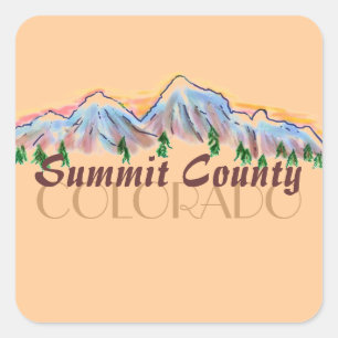 Adesivos de montanha do Condado do Colorado