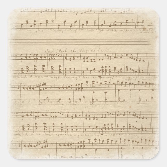 adesivos de música vintage (Frente)