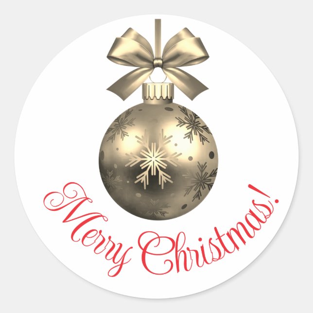 Adesivos de Natal alegres lindos (Frente)