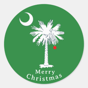 Adesivos de Natal da Carolina do Sul