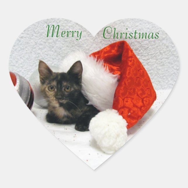 Adesivos de Natal de Holley - Gato / Gatinho (Frente)