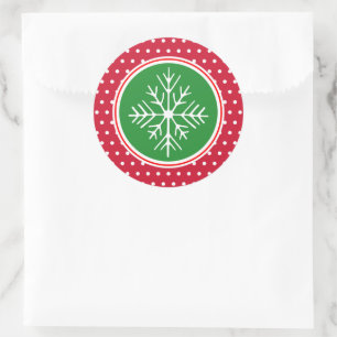 Adesivos de Natal Floco de Neve