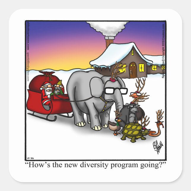 Adesivos de Natal Holiday (Frente)