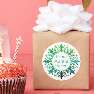 Adesivos de Natal personalizados lindos