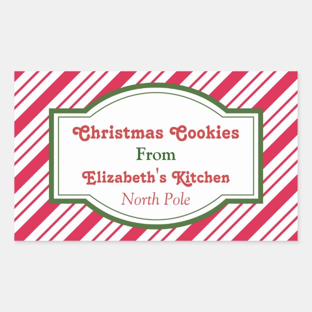 Adesivos de Natal Personalizados para Cozinha (Frente)