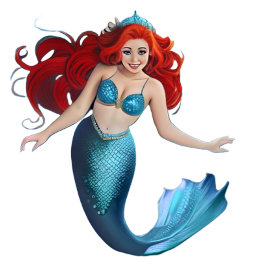 Adesivos de Nome em Vinil de Sereia