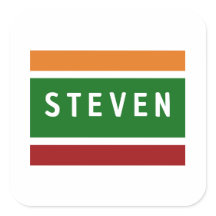 Adesivos de Nome Personalizados Distintivo Listra 