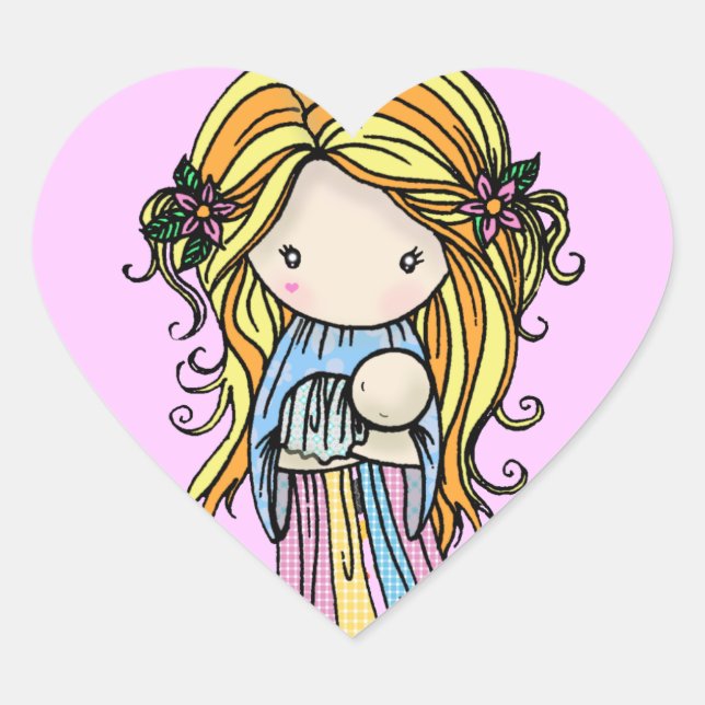 Adesivos de Nova Mamãe Mãe e Bebê (Frente)