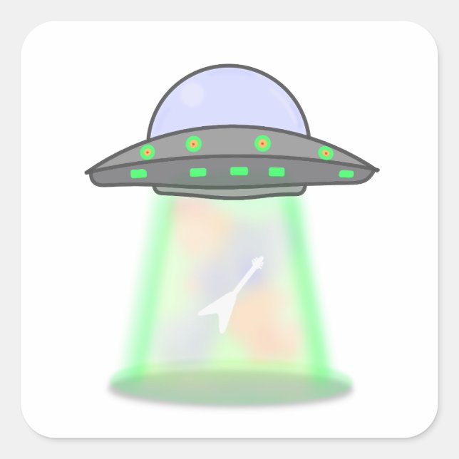 Adesivos de OVNI Alien (Frente)