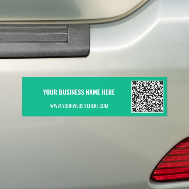 Adesivos de Para-choque Empresariais com Código QR (No carro)