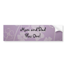 Adesivos de para-choque personalizados Mamãe e Pap