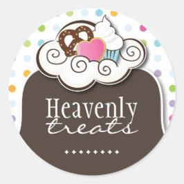 Adesivos de pastelaria decorativa