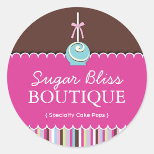 Adesivos de pastelaria decorativa