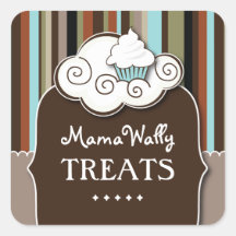 Adesivos de pastelaria decorativa