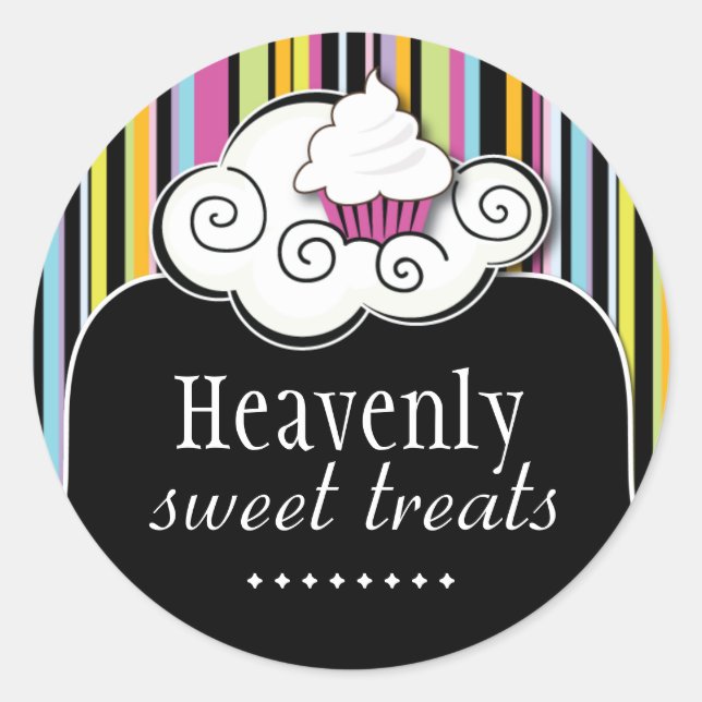 Adesivos de pastelaria decorativa (Frente)