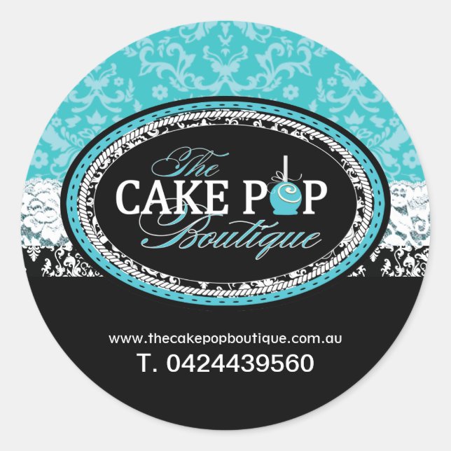Adesivos de pastelaria decorativa (Frente)