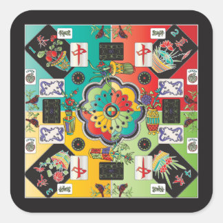 Adesivos de Peças de Mah Jongg