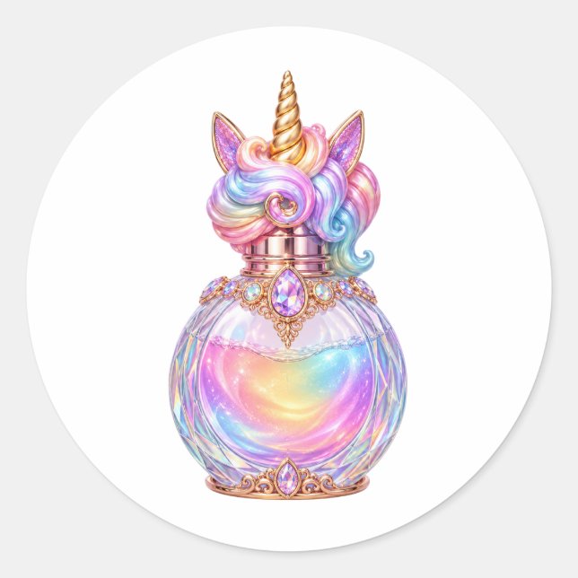 Adesivos de Perfume de Unicórnio (Frente)